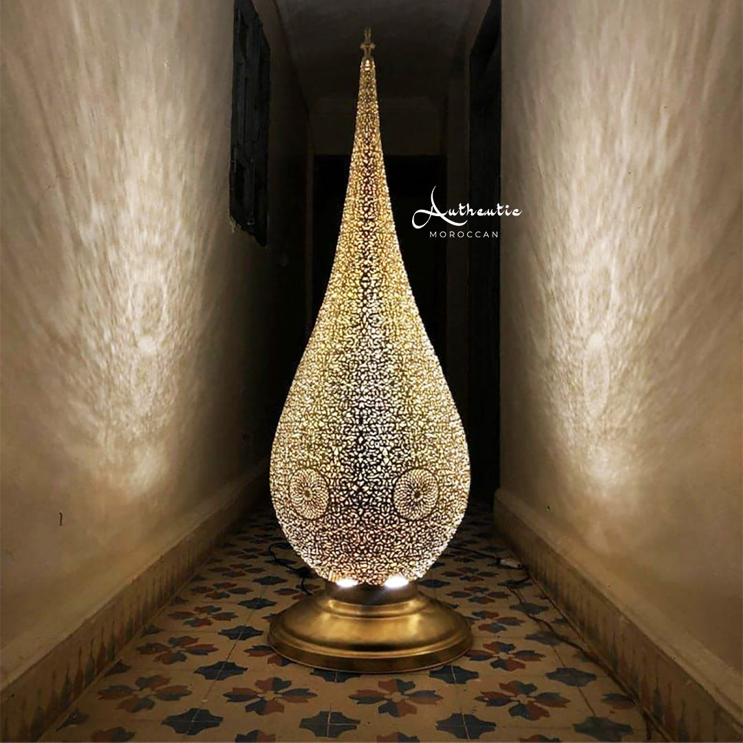 Moroccan Table Floor Lamp, Mary