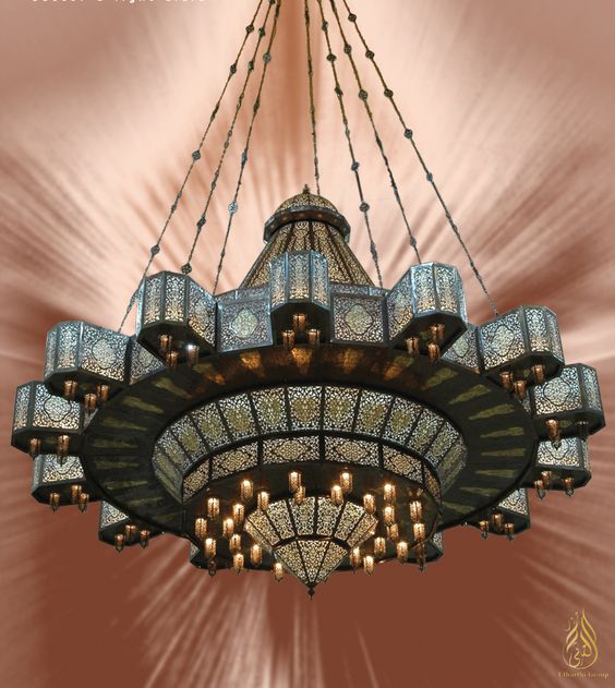 Moroccan Style Chandelier luxury design handmade in Morocco - Authentic Moroccan