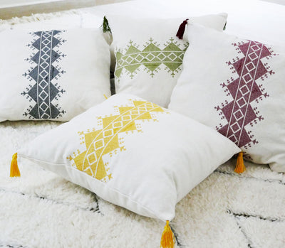 EMBROIDERED PILLOWS