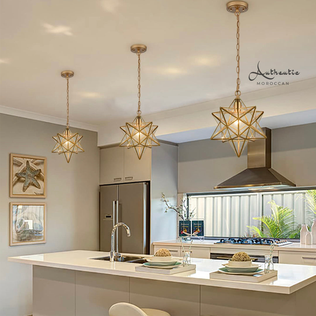Moravian Star Ceiling Light Small Moravian Star Pendant Light – City