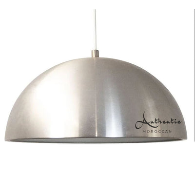 Dome Ceiling Light, Nickel Silver Brass