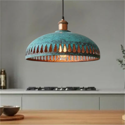 Oxidized Copper Dome Light Fixture - Ref. 2754