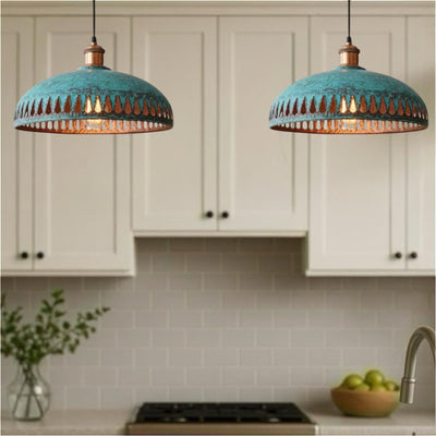 Oxidized_Brass_Copper_Dome_Light_Fixture_-_Ref.2754