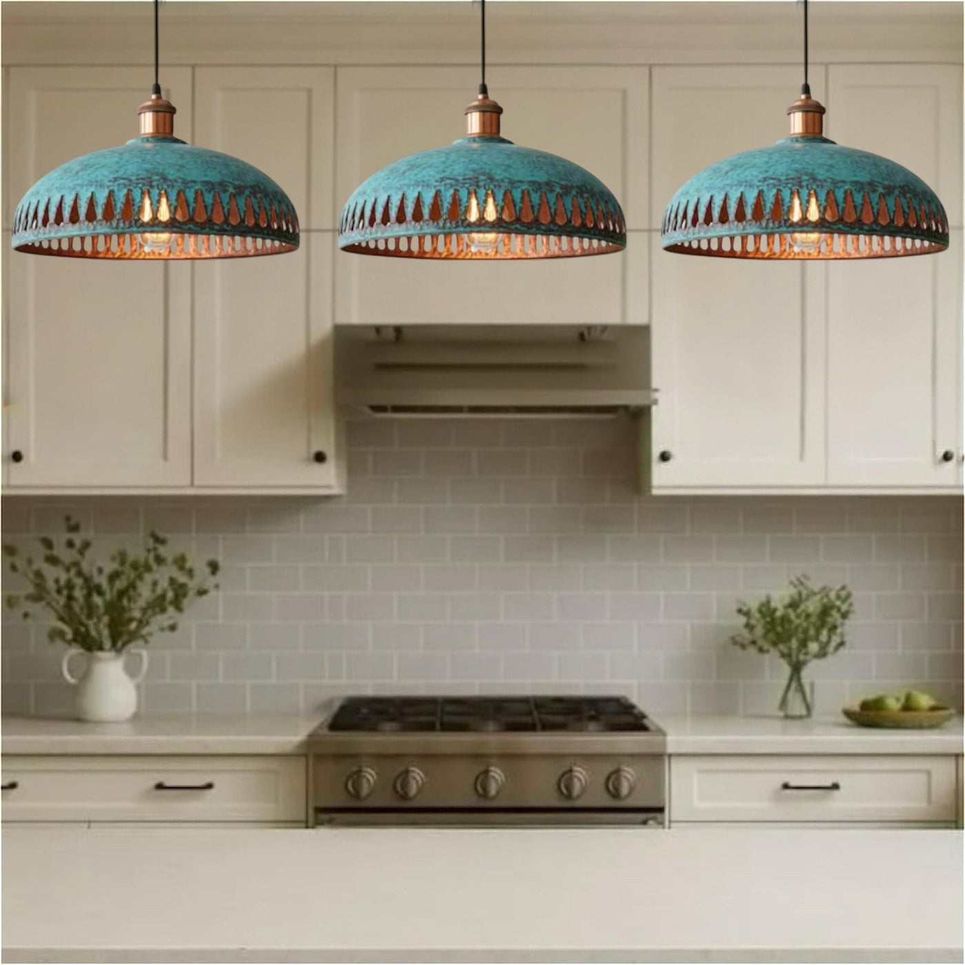 Oxidized_Brass_Copper_Dome_Light_Fixture_-_Ref.2754