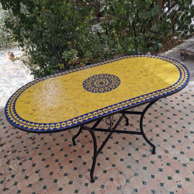 Mosaic Oval Table - 2005
