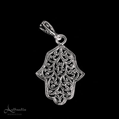 Moroccan Sterling silver pendant, Hamsa