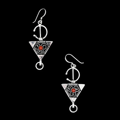 Moroccan Sterling silver earrings, EG002215