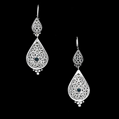 Moroccan Sterling silver earrings, EG002220