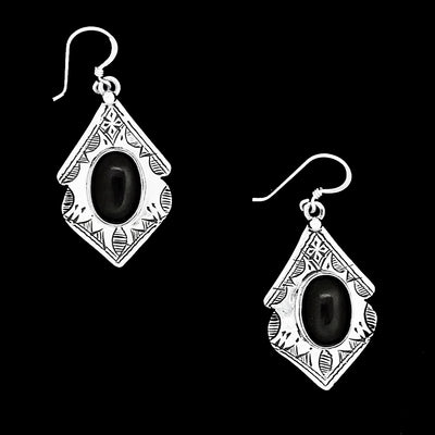 Moroccan Sterling silver earrings, EG002224