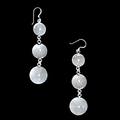 Moroccan Sterling silver earrings, EG002231