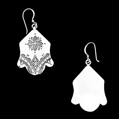 Moroccan Sterling silver earrings, EG002218
