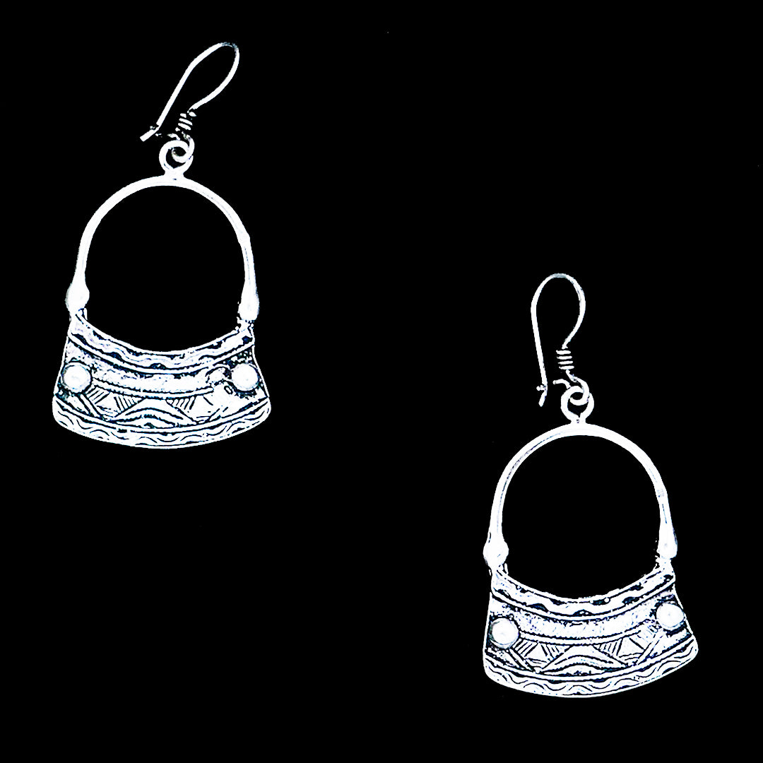 Moroccan Sterling silver earrings, EG002230