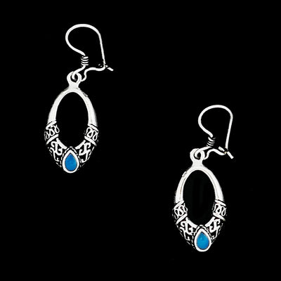 Moroccan Sterling silver earrings, EG002212