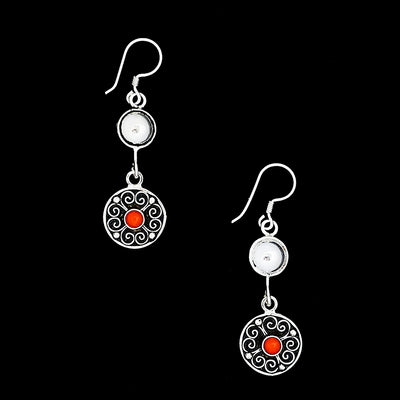 Moroccan Sterling silver earrings, EG002213