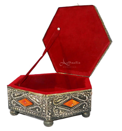 moroccan Antique Handcrafted Jewelry Box