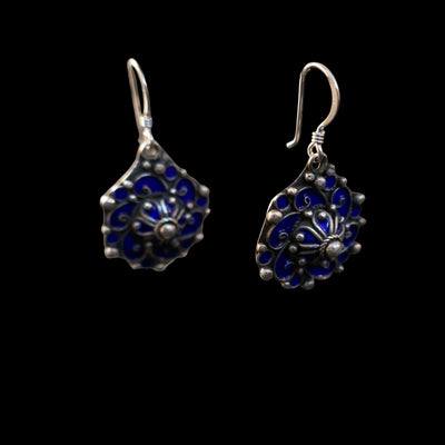 Moroccan Tribal Enameled earrings, EG002206
