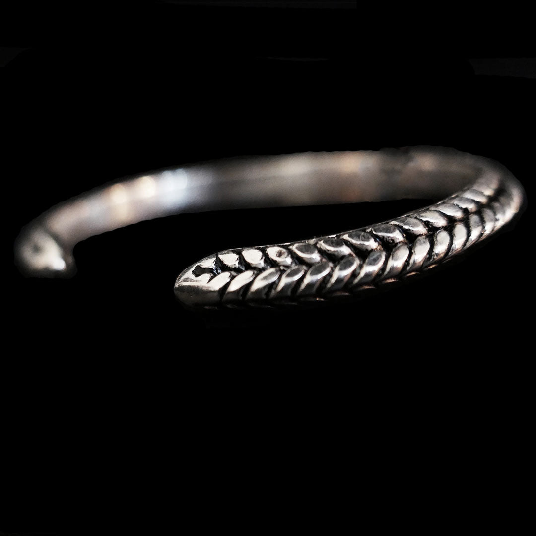 Moroccan Sterling Silver Bangle for him, BC00222