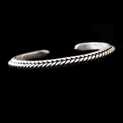 Moroccan Sterling Silver Bangle for him, BC00222