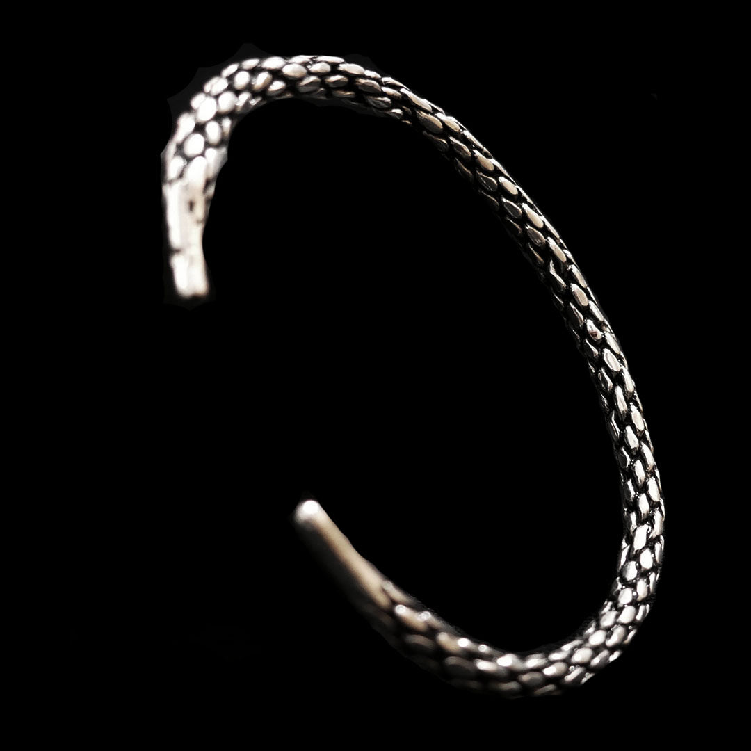Moroccan Sterling Silver Bangle for him, BC00224