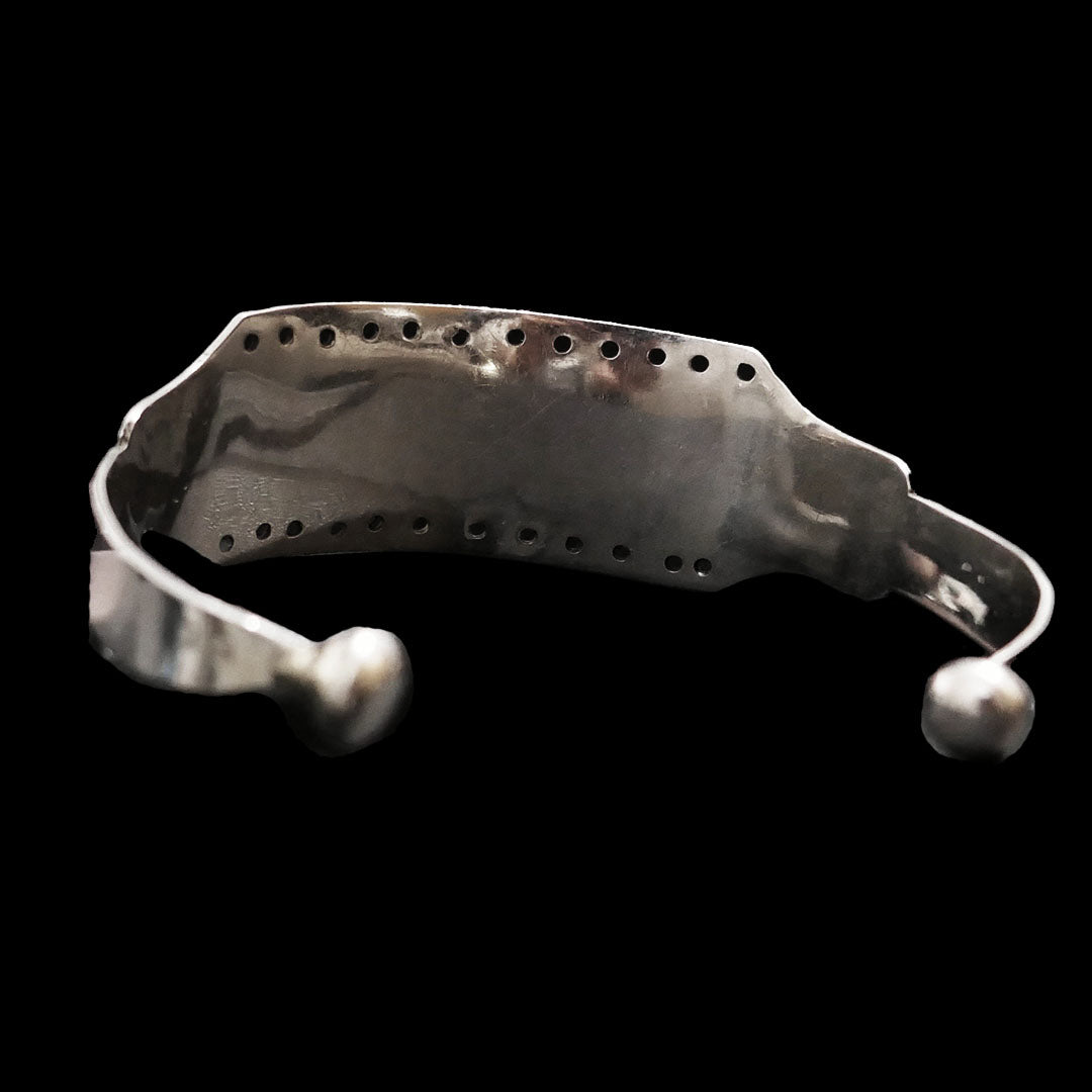 Moroccan Sterling Silver Bangle for him, BC00225