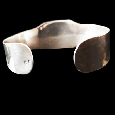 Moroccan Sterling Silver Bangle for him, BC00226