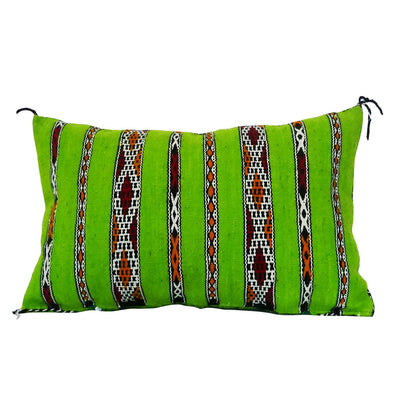 Moroccan Kilim Cushion, Pistachio