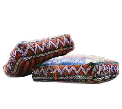 Moroccan Kilim floor Cushion, The Mid & High Atlas