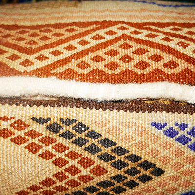 Moroccan Kilim floor Cushion, The Slawy