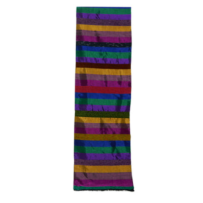 Moroccan Cactus Silk Blanket / Throw, Rainbow