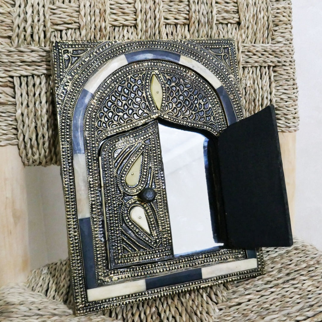 Moroccan Mirror, Engraved Window