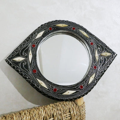 Moroccan Mirror, Engraved Eye