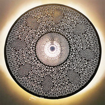Moroccan Circular flush mount light wall sconce handmade
