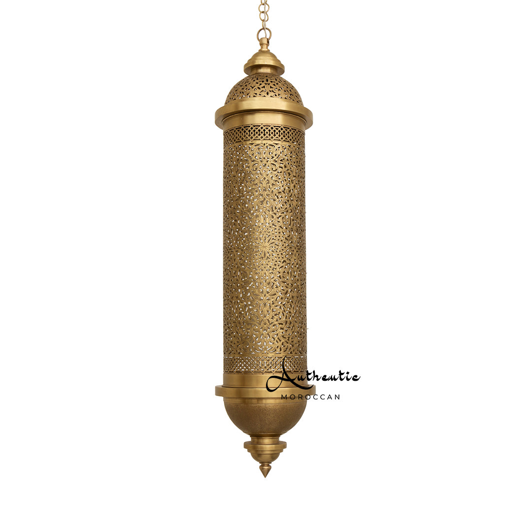 Moroccan Cylindrical Ceiling Lamp Chandelier Handmade Design Pendant Light - Authentic Moroccan